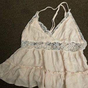 Baby pink tank top